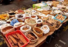 épice creole au marché